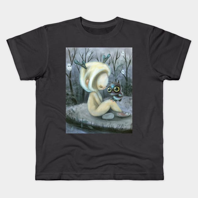 Night Owl Kids T-Shirt by selvagemqt